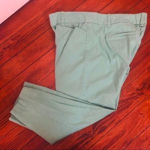 Mint Green Crop Loft Pants